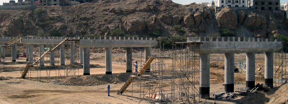 Construction of Wadi Bridge at Wutayah