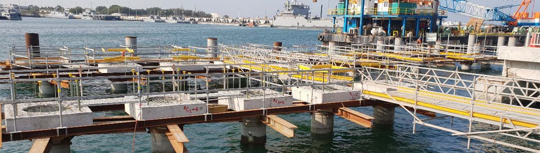 D&C of Breakwater and Cargo Pier Repairs at Kuwait Naval Base