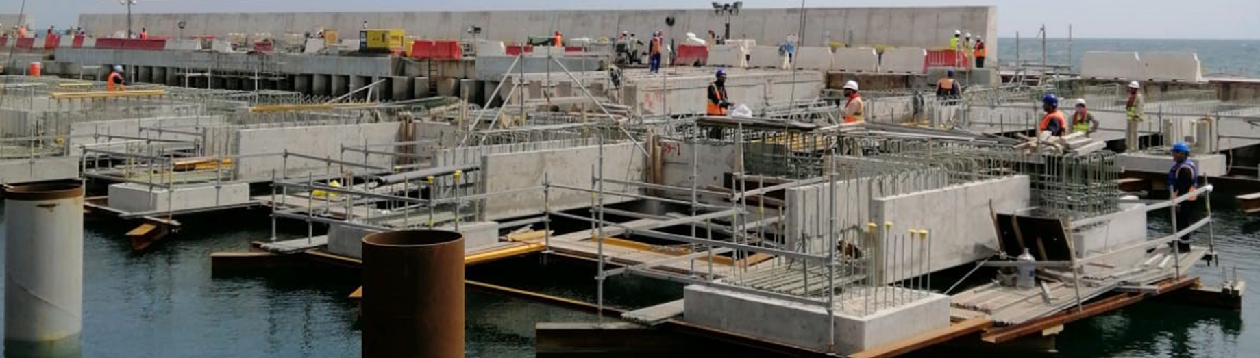 D&C of Breakwater and Cargo Pier Repairs at Kuwait Naval Base