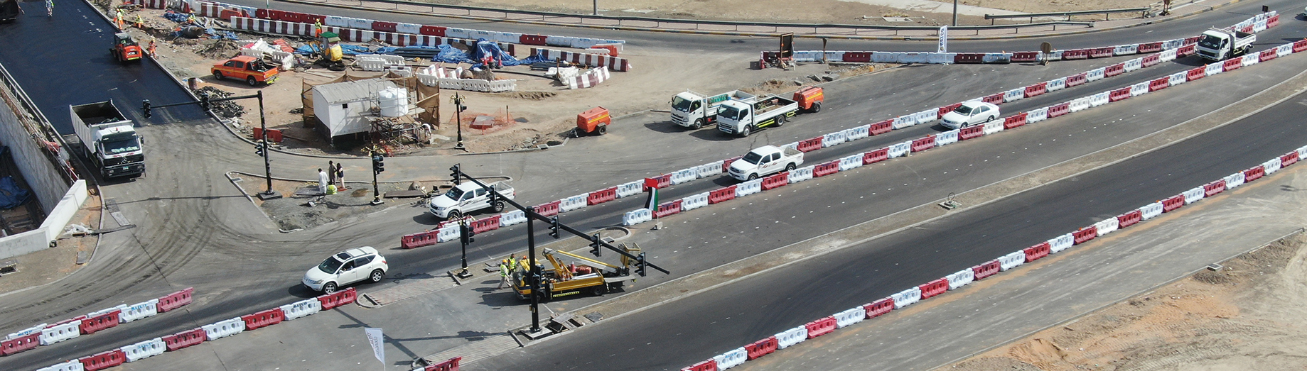 Construction of Tunnel in Sultan Bin Khalifa Roundabout at IP131