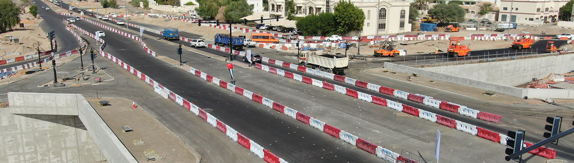 Construction of Tunnel in Sultan Bin Khalifa Roundabout at IP131